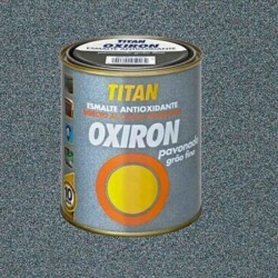 OXIRON PAVONADO GRIS ACERO 4 LT