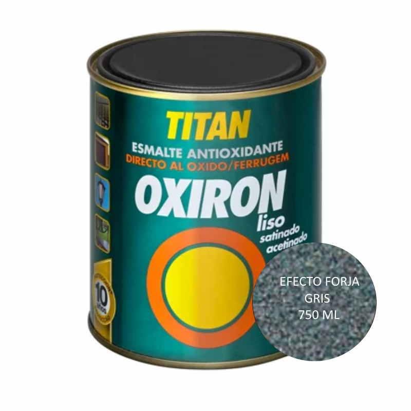 OXIRON LISO EFECTO FORJA SATINADO GRIS 750 ML