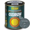 OXIRON LISO EFECTO FORJA SATINADO GRIS 4 LT