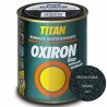 OXIRON LISO EFECTO FORJA SATINADO NEGRO 4 LT 