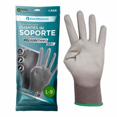 GUANTES POLIESTER   NITRILO T/9