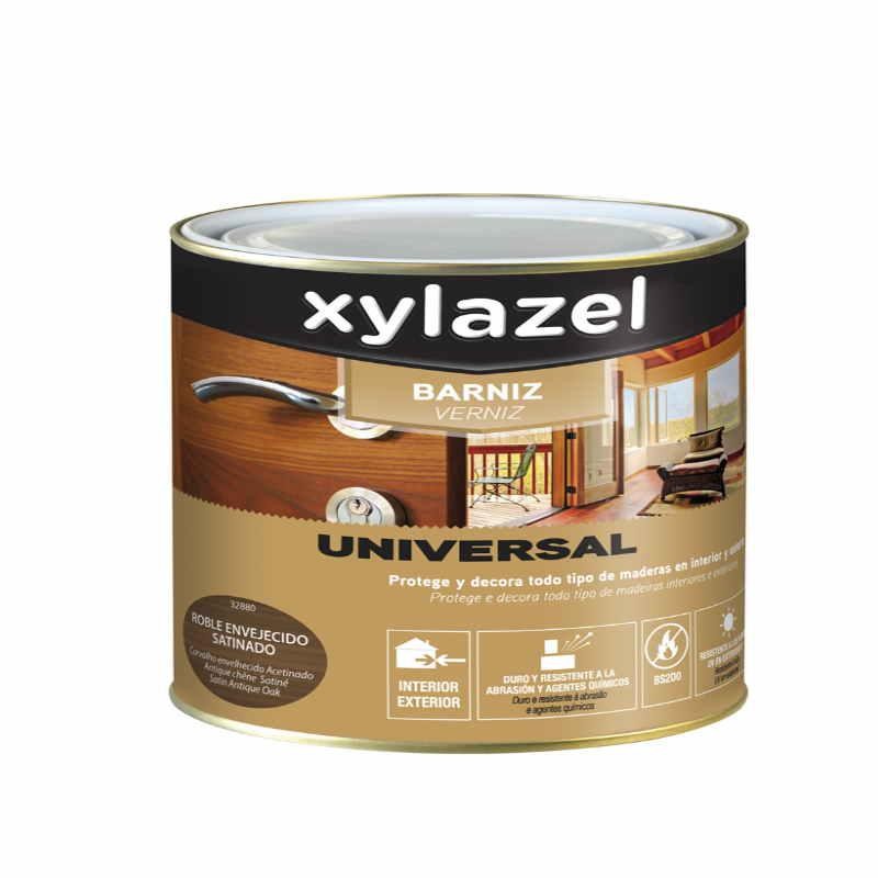 BARNIZ XYLAZEL SATINADO ROBLE ENVEJECIDO 250 ML