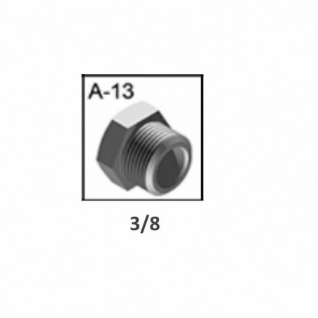 TAPON MACHO ROSCA  3/8