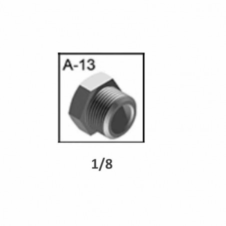 TAPON MACHO ROSCA 1/8