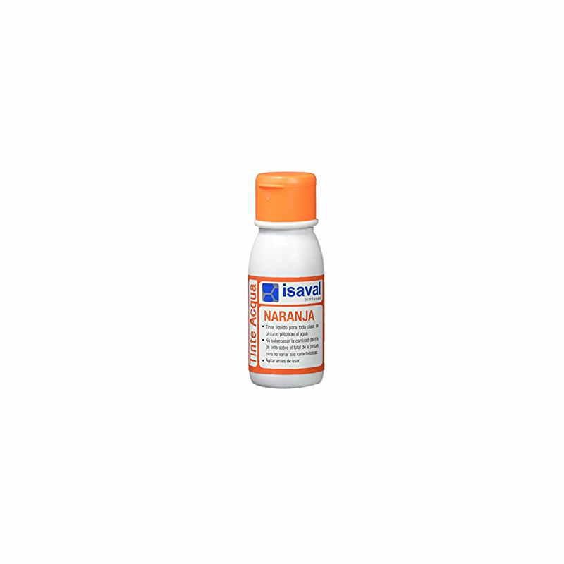 TINTE AL AGUA NARANJA 50 ML ISAVAL