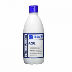 TINTE AL AGUA AZUL 500 ML ISAVAL