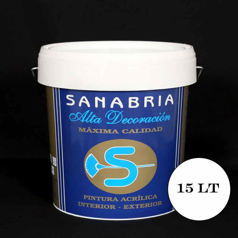 PLASTICO SATINADO ESMERALDA 15 LT