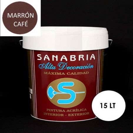 REVESTIMIENTO PETREO LISO MARRON CAFE 15 LT