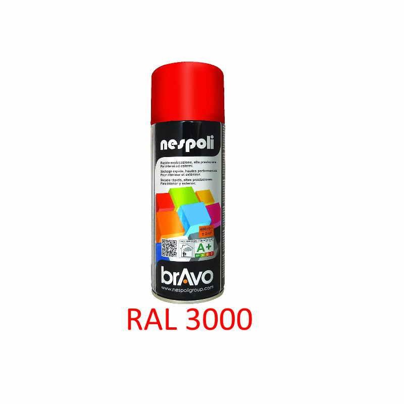 SPRAY RAL 3000 ROJO FUEGO 400 ML 