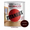 BARNIZ TINTE SATINADO CAOBA 750 ML TITAN