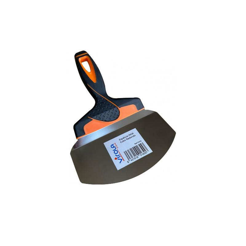ESPATULA INOX  CUBO REDONDO 200 MM