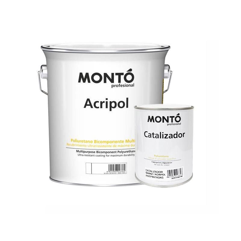 ACRIPOL BARNIZ SATINADO   CATALIZADOR 4 LT 