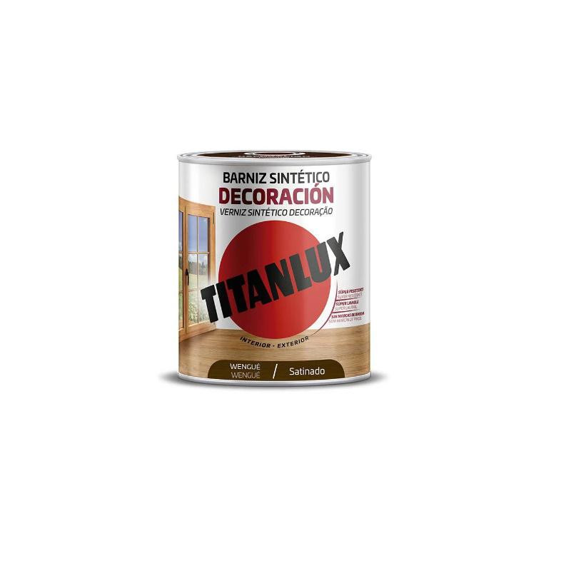 BARNIZ TINTE SATINADO WENGUE 250 ML TITAN 