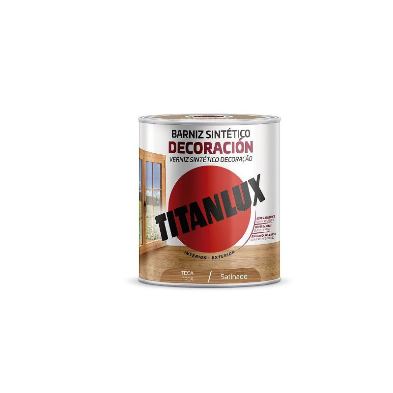 BARNIZ TINTE SATINADO TECA 250 ML TITAN