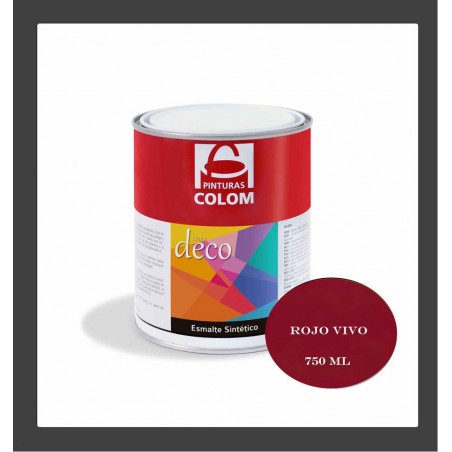 ESMALTE ROJO VIVO 750 ML COLOM