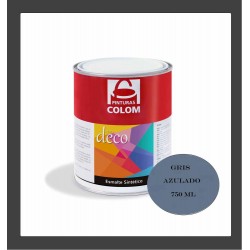 ESMALTE GRIS AZULADO 750 ML COLOM