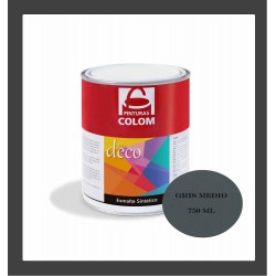 ESMALTE GRIS MEDIO 750 ML COLOM