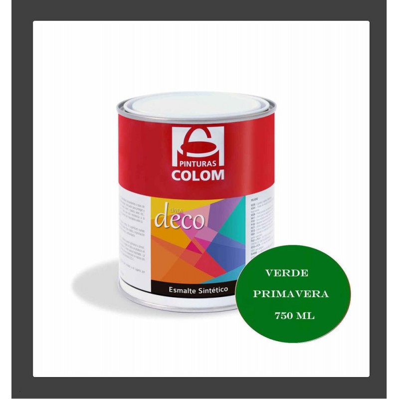 ESMALTE VERDE PRIMAVERA 750 ML COLOM