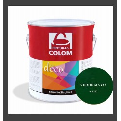 ESMALTE VERDE MAYO 4 LT COLOM