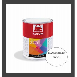 ESMALTE BLANCO BRILLO 750 ML COLOM