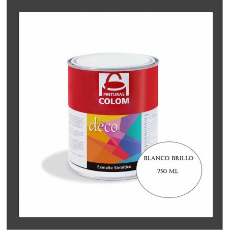 ESMALTE BLANCO BRILLO 750 ML COLOM