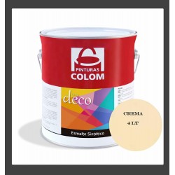 ESMALTE CREMA 4 LT COLOM