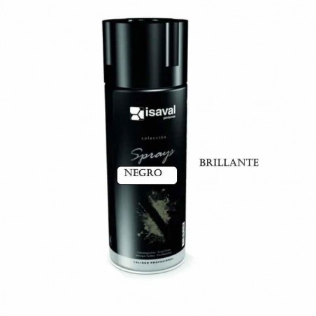 SPRAY RAL 9005 NEGRO BRILLO 400 ML