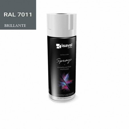 SPRAY RAL 7011 GRIS 400 ML 