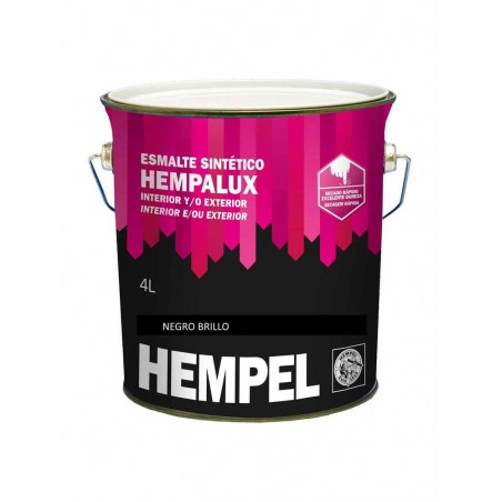 HEMPALUX NEGRO BRILLO 4 LT